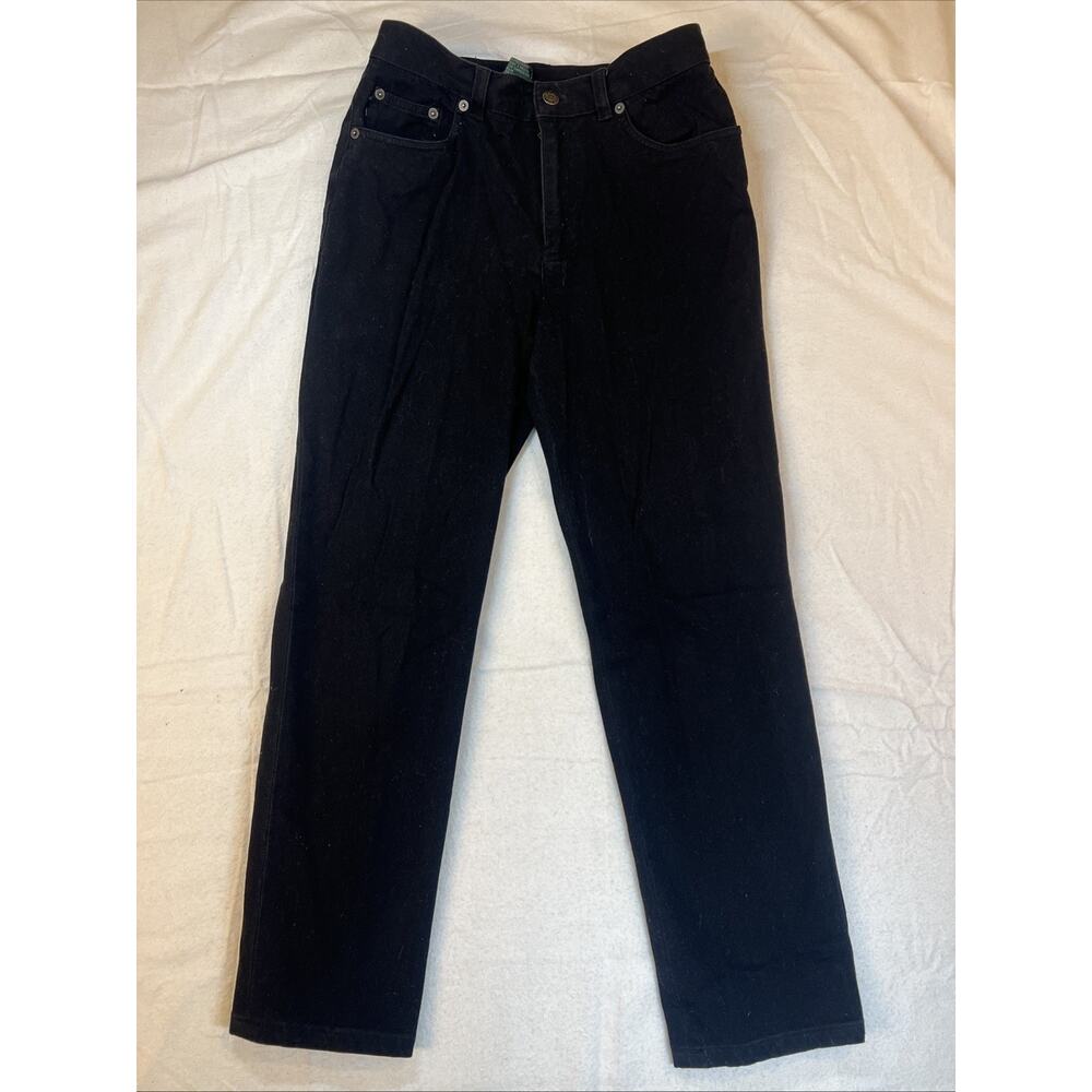 Ralph Lauren Jeans Co. Size 6 Women's Black Denim Jeans Straight‎